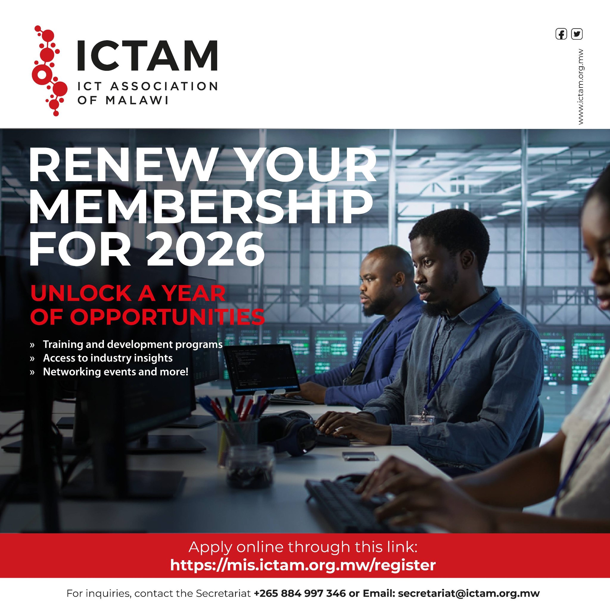 2026 ICTAM Membership Structure and Renewal Notice